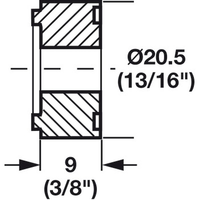 Spacer plate for drawer runners photo 2 Spacer plate for drawer runners photo 2
