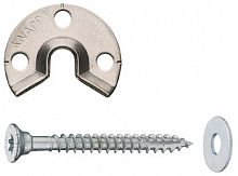 Knapp hook-in connector, stainless steel, for wall mounting