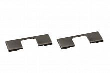 Decorative hinge cup cover, Metalla 540 SM, steel, black nickel