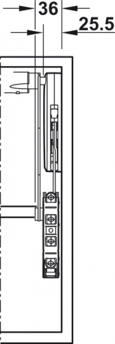 Lift-up front fitting, Häfele Free Up photo 6 Lift-up front fitting, Häfele Free Up photo 6