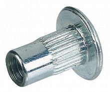 Sleeve with M6 internal thread, steel