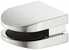 Shelf support with clamp design, for wood and glass