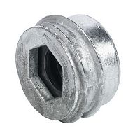 Screw-in sleeve, M8 internal thread, zinc alloy, with steel spring