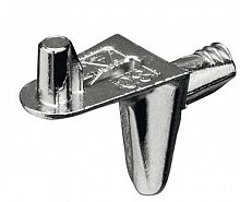 Shelf support, for inserting into Ø 4 mm drill hole, zinc alloy
