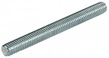 Threaded bolt, M6, steel, zinc plated