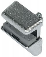 Shelf support for glass shelves, for plug fitting into Ø 5 mm drill hole