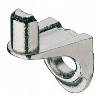 Shelf support, for screwing into Ø 3 mm or 5 mm drill hole, zinc alloy