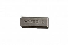 Cover cap with Häfele logo, for Metalla 540 inset hinge (right), black nickel